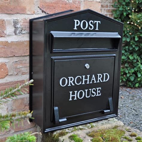 wall mounted metal post boxes|vintage wall mounted post box.